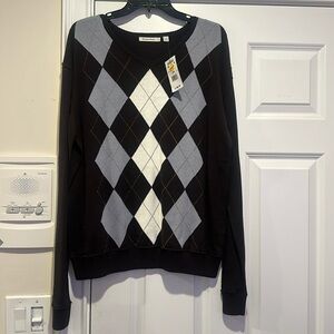 Eighty Eight Men’s Checkered Dress Sweater - NWT